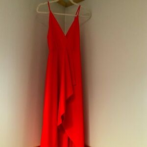 Women’s Sz M Tomato Red Dress, NWT